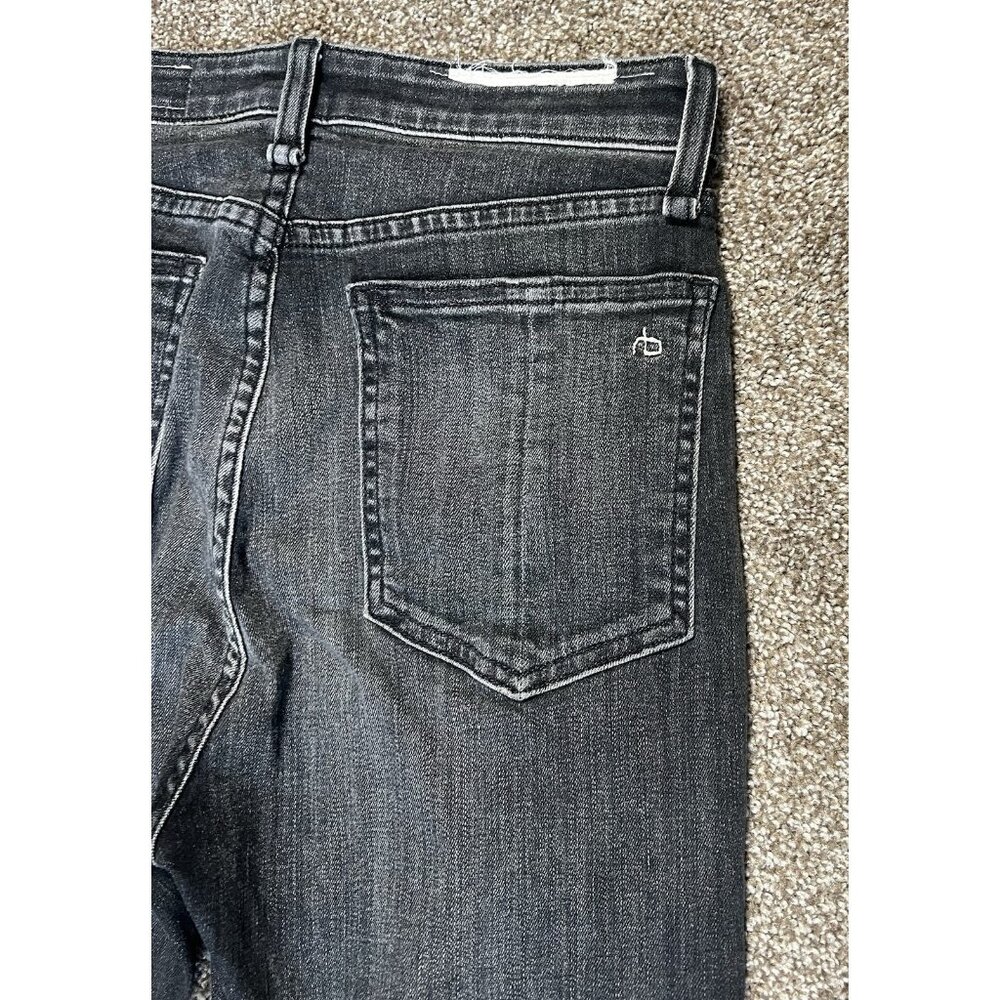 Rag & Bone Women Nina High Rise Ankle Cigarette Jeans size 27 Stretch Zipper - Picture 12 of 13